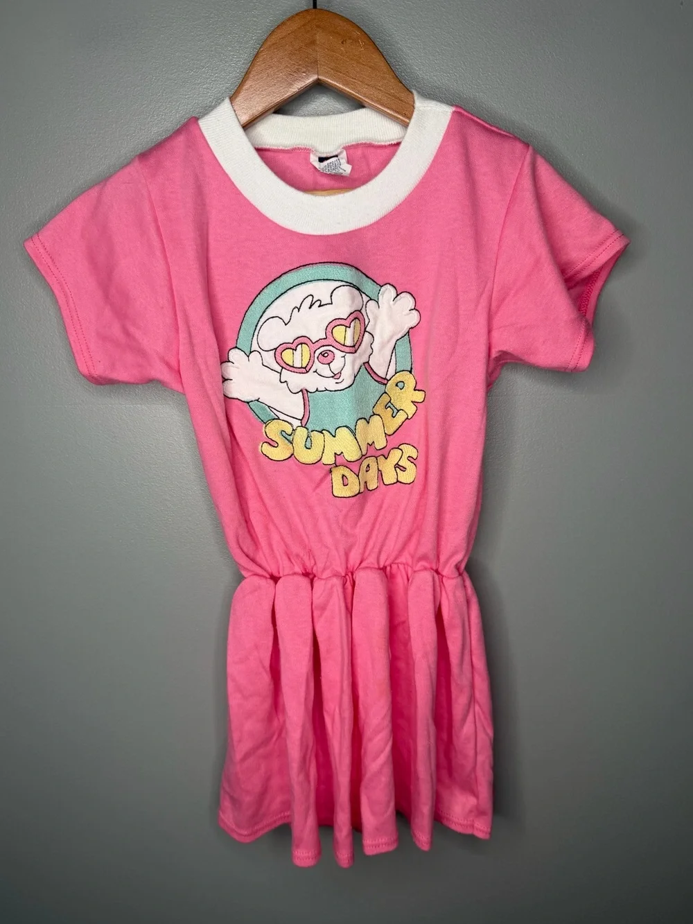 Carter’s Vintage 90s Summer Days Graphic Ringer T-Shirt Dress